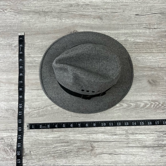 Vintage Golden Gate Hat Company 100% Wool Fedora Hat Gray Medium - Picture 7 of 8